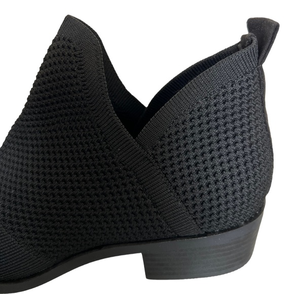 SM New York NWOT Knit Black Ankle Boots Size 6.5 - Picture 7 of 10